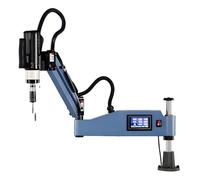 Electric Tapping Machine M3-M16, 1200mm Universal Flex Arm, 0-375rpm, Auto-Blow Oiling, Includes 8 Collets, Servo Motor for Mould Machinery Manufacturing