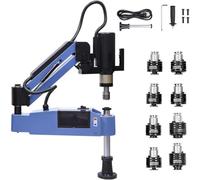 Electric Tapping Machine M3-M16, 360° Multi-Directional Thread Tapping, 312 RPM, 8 Collets for Machinery Manufacturing and Industry Applications