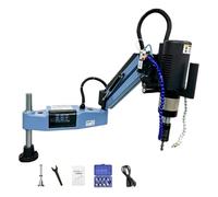 Electric Tapping Machine M3-M16, Servo Drive with Automatic Lubrication and Chip Removal, 8PCS Collets for Efficient Workshop Use