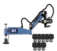 Electric Tapping Machine, Multi-Direction Air Tapping Tool, Vertical/Horizontal Modes for Steel/Aluminum/Wood, M3-16E Threading, Essential Hardware Equipment