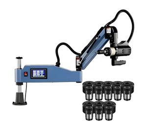Electric Tapping Machine, Multi-Direction Air Tapping Tool, Vertical/Horizontal Modes for Steel/Aluminum/Wood, M3-16E Threading, Essential Hardware Equipment