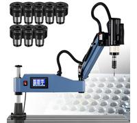 Electric Tapping Machine - Precision Threading Servo Motor with Clutch Protection for Industrial Use