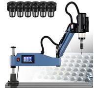 Electric Tapping Machine - Precision Threading Servo Motor with Clutch Protection for Industrial Use