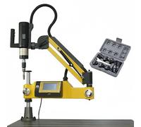 Electric Tapping Machine Tap Collets 0-312rpm Tapper with 1000mm Arm 8 Collets Universal Flexible Arm Nut-Tapping Machine 110V