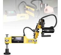 Electric Tapping Machine with Multi-Directional Operation and Adjustable Speed, Includes Collets for Versatile Machining Applications
