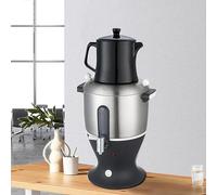 Electric Tea Maker 1500W, 5.5L Teapot Samovar, Automatic Power Off at 100°C, Removable Limestone Filter, Easy Clean Design for Coffee and Scented Tea