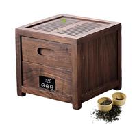 Electric Tea Roasting Cage, Nut Roasting Machine with Touch LED Display, 30min-2H Timer, 120-180°C Temperature Control, Tea Flavor Aroma Diffuser, for Nuts Dried Fruits Dry Goods
