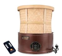 Electric Tea Roasting Machine, 150W with Timer & Remote Control, LED Display, Precise Temperature Control 30°-150℃, Suitable for Tea, Nuts, Herbs