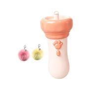 Electric Teaser Toy, Button-Activated Interactive Device for Indoor Pounce Fun, Silicone Body, Home Bonding Aid Electric Teaser Indoor Feline Pounce Button Silicone Body Home Routine Motion