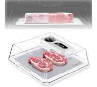 Electric Thawing Board, Fast Defrosting Tray with Timer Control, 4.2L Capacity, USB Rechargeable 2000mAh, 10-Minute Thawing for Meat, Steak, Chicken, Fish, Seafood