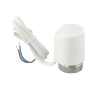 Electric Thermal Actuator for Floor Heating & Radiator Valves, AC 230V, M30×1.5mm Thread, 110N Thrust, Normally Open, PC Housing, Compat(Aluminum Wire)