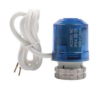 Electric Thermal Actuator for Floor Heating Systems, Normally Closed, 230V AC, M30×1.5 Thread, IP54 Rated, 3W Power, 110N Thrust, Compact PC Housing, -5°C to 50°C Ambient