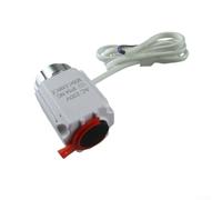 Electric Thermal Actuator Valve Head, 24V/230V, for Underfloor Heating Systems, Fast 2-Min Response, IP54 Rated, Energy-Efficient 2VA Operation