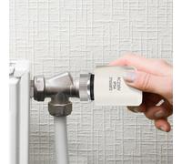 Electric Thermal Actuator Valve Head for Thermostat Heating Radiator, 230V 2W, M30x1.5mm, Normally Open, IP54, White