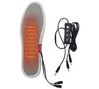 Electric Thermal Insoles - 1 Pair Rechargeable USB Heated Foot Pads, Removable Washable Full Coverage Heating, Random Red Blue Labels Battery Powered | Durable Indoor Outdoor Winter Warmers