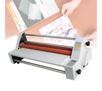 Electric Thermal Laminator Machine for Hot and Cold Lamination, Bubble-Free Single and Dual Sides Laminating for Office and Home Use