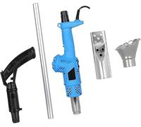 Electric Thermal Weed Burner, Fast Airflow Garden Grass Remover with 2 Nozzles, 80-650°c Dual Heat, 500l/min Fast Airflow, 6ft Cord for Garden Grass, BBQ Ignition, Ice Melting Blue