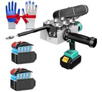 Electric Threading Machine 500W Cordless with LED Lighting for Construction Hydropower - Stepless Speed Change, 900RPM