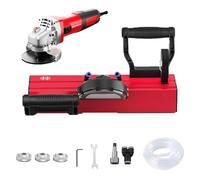 Electric Tile Chamfering Machine, Quick Cutting Tool with Adjustable Thickness, Double Water Spout, Rechargeable Bevel Cutter for 45°/48° Angle Wood Cutting