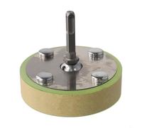 Electric Tile Laying Tool for Floor and Wall Tiling, 360° Rotatable Vibrating Hammer with Replaceable Extension Rod, Rubber Grip for Ceramic & S