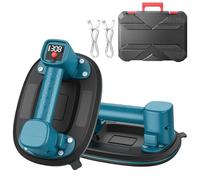 Electric Tile Suction Cup Lifter 2Pcs, 10" Glass Suction Cup with LED Display, Dual motors, Max 662LBS Load Heavy-Duty Vacuum Suction Cups for Tile/Window/Granite