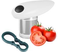 Electric Tin Can Opener, Automatic Handsfree Cordless One Touch Tin Opener for Clean Fast and Effortless Opening, Safe & Easy for Kitchen,Chefs, Restaurant, Women, Arthritis and Seniors