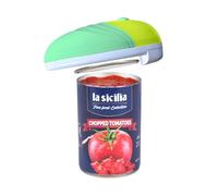 Electric Tin Opener: One-Touch Automatic Can Opener Effortless Fast Safe Hands-Free Jar Openers for Arthritis Hands Ideal Kitchen Tools & Gadgets for Elderly Reduced Mobility Users, Green