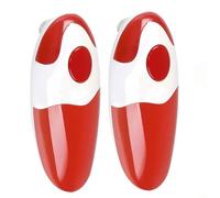 Electric Tin Opener - Tin Tastic Automatic Tin Opener, for Arthritis Hands, One Touch Switch Button, Smooth Edges, Safe, Powerful and Easy for Cooks & Housewives (2Pack)