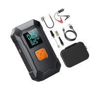 Electric Tire Inflator for Vehicle Tires Rechargeable Battery Operate Air Compressor with LED Light and Mobile Charging Multi Device USB C Portable Air Compressor