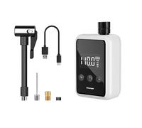 Electric Tire Inflator Large LCD Digital Display and Automatic Stop Technology for Real Time Pressures Compacts Travels Air Pumps