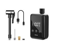 Electric Tire Inflator Large LCD Digital Display and Automatic Stop Technology for Real Time Pressures Compacts Travels Air Pumps