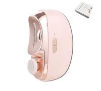 Electric Toenail Clippers,Electric Nail Clipper,Trimmer Cutter File for Thick Toenails Grinder Battery Multi Functional Automatic Smart Polisher Seniors Portable Cordless Wireless Silent(Pink)