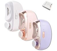 Electric Toenail Clippers,Electric Nail Clipper,Trimmer Cutter File for Thick Toenails Grinder Battery Multi Functional Automatic Smart Polisher Seniors Portable Cordless Wireless Silent(3pcs)