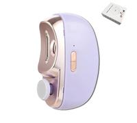 Electric Toenail Clippers,Electric Nail Clipper,Trimmer Cutter File for Thick Toenails Grinder Battery Multi Functional Automatic Smart Polisher Seniors Portable Cordless Wireless Silent(Purple)