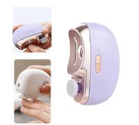Electric Toenail Clippers for Seniors, Electric Nail Clippers for Toenails, Automatic Nail Clipper with LED Light, Toe Nail Clippers for Thick Nails, Nail Trimmer for Arthritis, Low Vision (Purple)