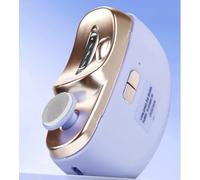 Electric Toenail Clippers for Seniors, Trimming & polishing 2in1 Smart Nail Clipper with LED Light, Rechargeable Automatic Nail Trimmer for Adults Seniors Thick Nails (Purple)