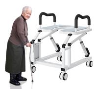 Electric Toilet Lift Chair for Elderly and Disabled, Assistive Rising Device for Bathroom, Supportive Aid for Pregnant Women and Patients