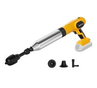 Electric Toilet Plunger Pro Compatible for Dewalt 20V Battery (Not Included) - Cordless Powerful High Pressure Unclogger, Drain Auger with 3 Heads for Bathroom, Safety & Portable Toilet Unclogged Tool