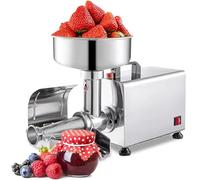 Electric Tomato Press Sauce Machine, Commercial Stainless Steel Milling Strainer, Food Strainer for Tomato Strawberry Blueberry Sauce