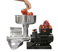 Electric Tomato Squeezer 450W, Commercial Sauce Maker with Large Funnel, Anti-Splash Trough, Multiple Heat Dissipation, Ideal for Home Canning and Puree
