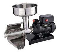 Electric Tomato Strainer, 450W Power, 90-160kg/H Capacity, Stainless Steel, Automatic for Jam and Sauce Making