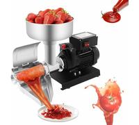 Electric Tomato Strainer, 450W Stainless Steel Tomato Sauce Maker with Adjustable Slots, Commercial Sauce Squeezer for Strawberry and Blueberry Purees and Jams