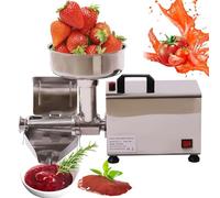 Electric Tomato Strainer,450W Tomato Sauce Maker Machine,Commercial Stainless Steel Milling Press(110V)