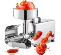 Electric Tomato Strainer - Automatic Seed Separator, Stainless Steel Juicer for Jam, Ketchup, Puree, Heavy-Duty Sauce Maker, 450W Power