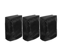 Electric Tongue Jack Dust Cover Black 3pcs, 14x10x5 Inch for Rv