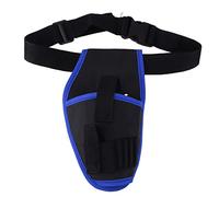 Electric Tool Belt,12V Electric Drill Waist Holder Multifunctional Power Tool Polyester Pouch with Belt TZ-191Red Edge (Blue Edge)