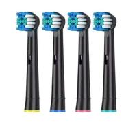 Electric Toothbrush Accessory Toothbrush Head. Compatible for Oral-B 800、850、900、950、950TX、IC2522、ID2021、ID2025、ID2025T(4 Classic (Black))