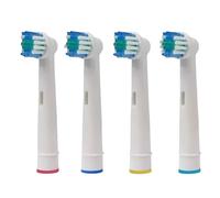 Electric Toothbrush Accessory Toothbrush Head. Compatible for Oral-B 800、850、900、950、950TX、IC2522、ID2021、ID2025、ID2025T(4 Classic (White))