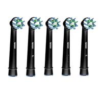 Electric Toothbrush Accessory Toothbrush Head. Compatible for Oral-B P2000-P4000 Pro1 Sonic Electric Toothbrushes(Black x5)