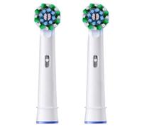 Electric Toothbrush Accessory Toothbrush Head. Compatible for Oral-B P2000-P4000 Pro1 Sonic Electric Toothbrushes(White x2)